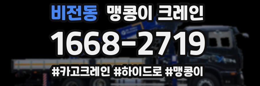 비전동 맹콩이 크레인