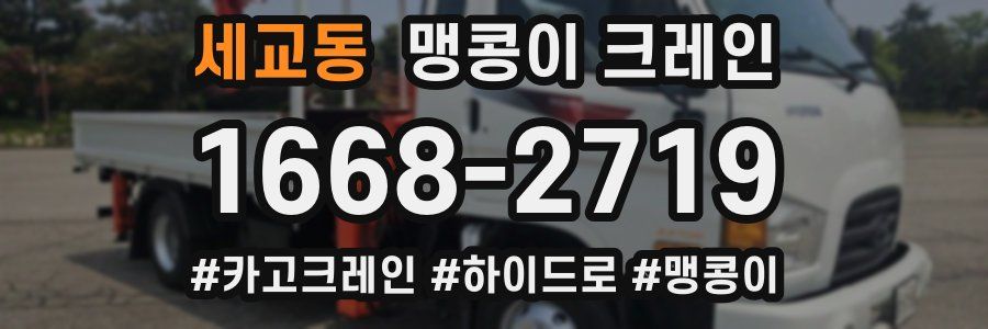세교동 맹콩이 크레인