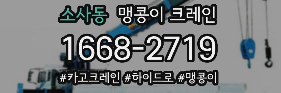 소사동 맹콩이 크레인
