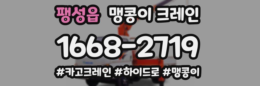 팽성읍 맹콩이 크레인