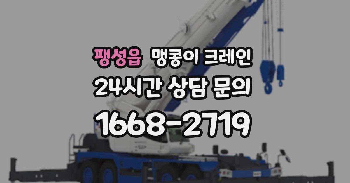 팽성읍 맹콩이 크레인