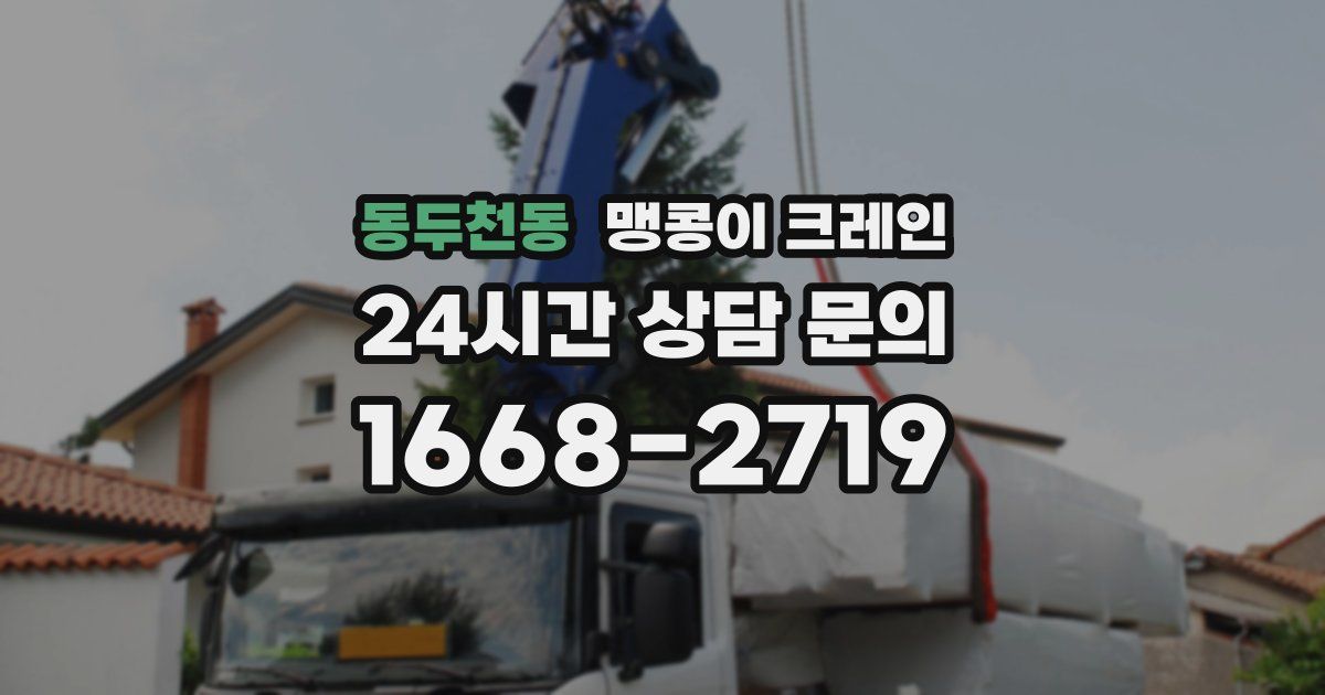 동두천동 맹콩이 크레인