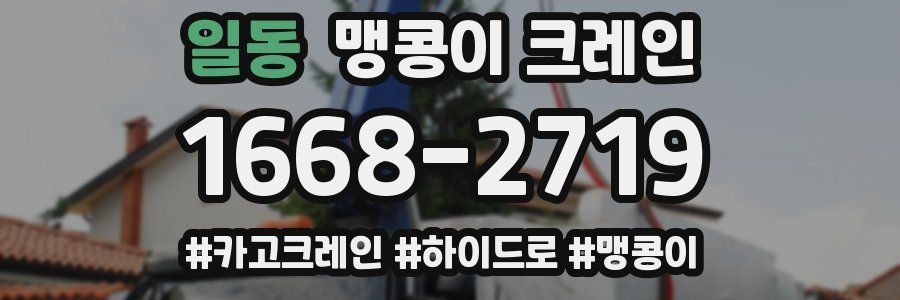 일동 맹콩이 크레인