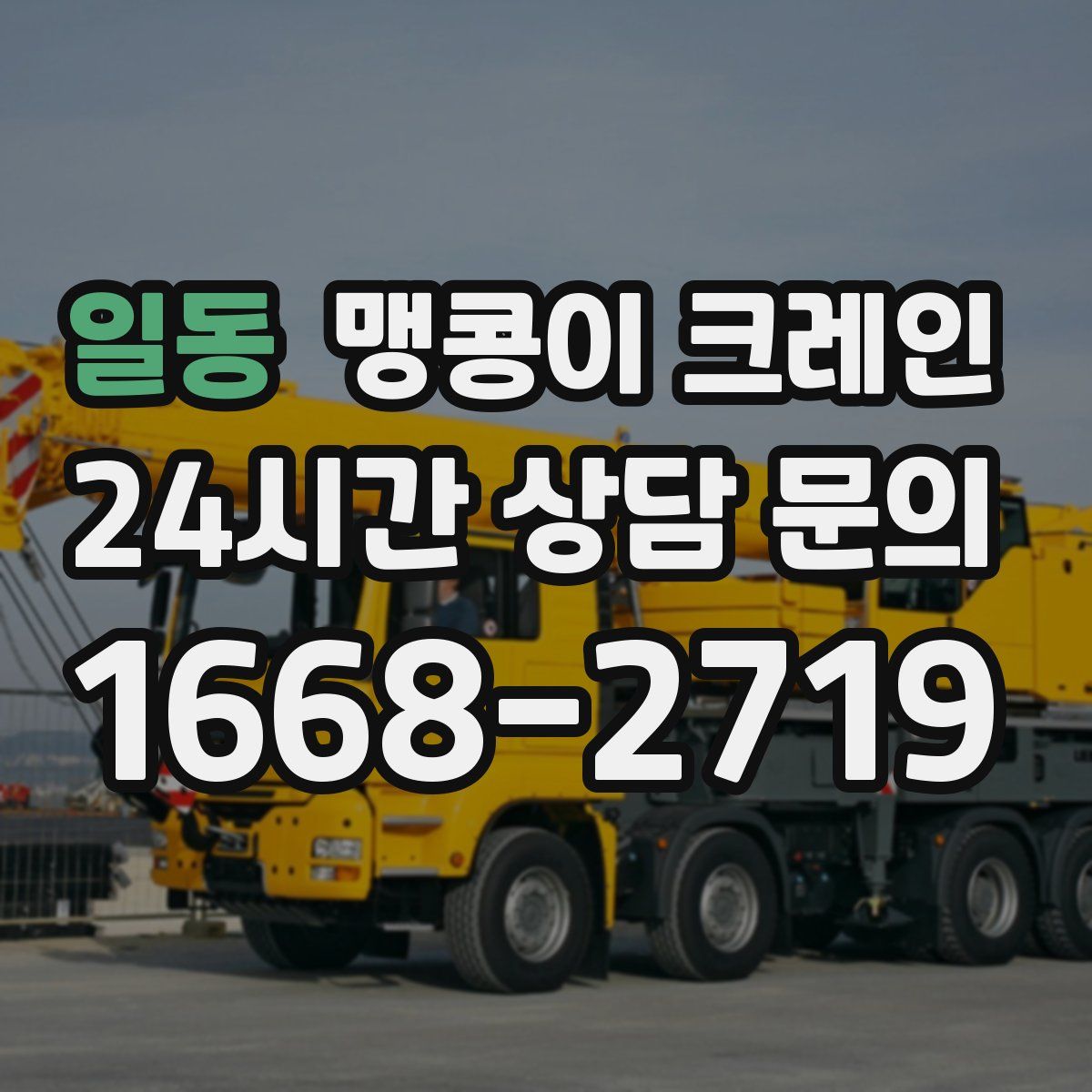 일동 맹콩이 크레인