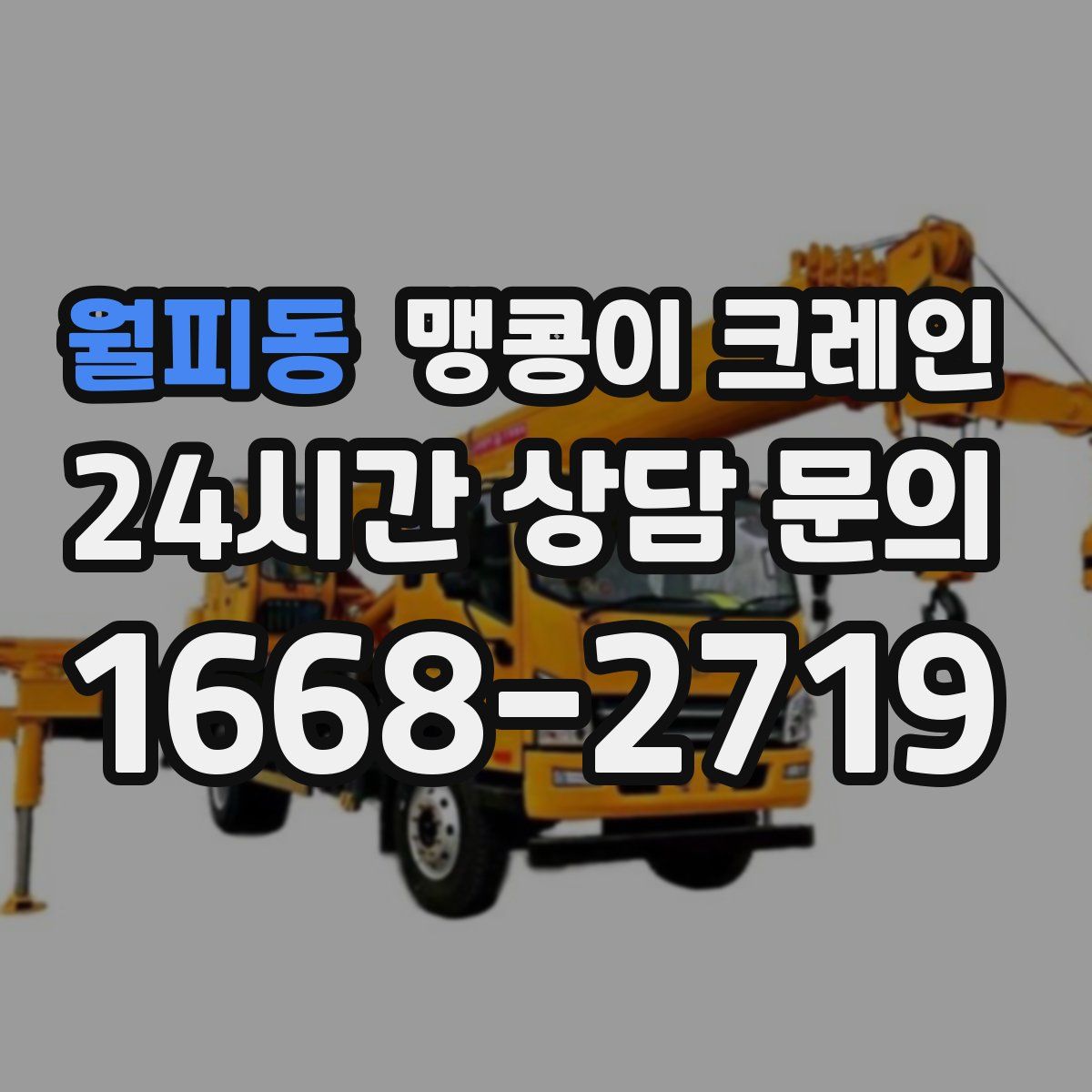 월피동 맹콩이 크레인