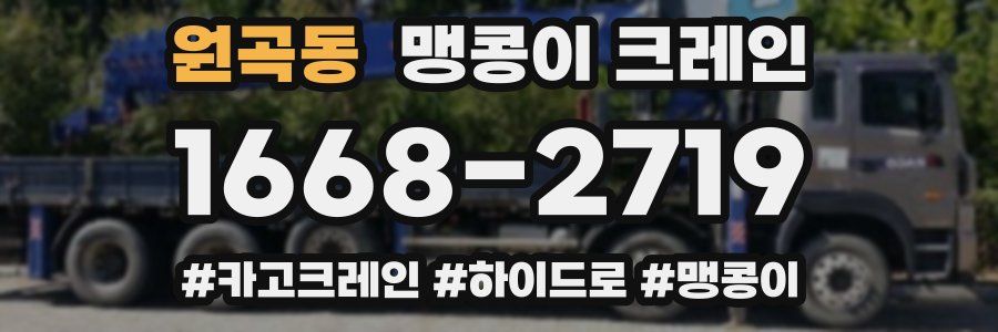 원곡동 맹콩이 크레인