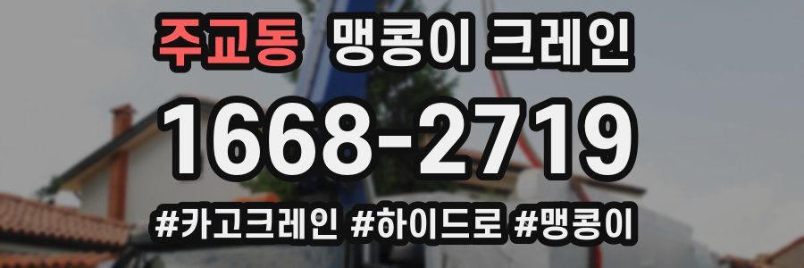 주교동 맹콩이 크레인