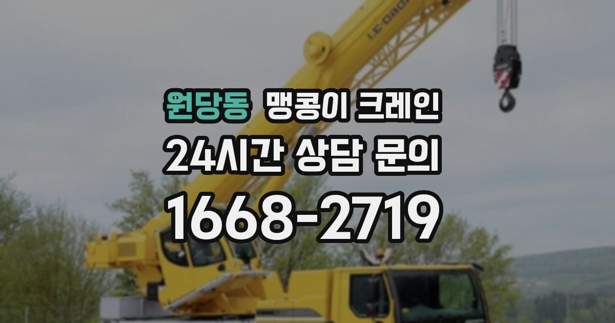 원당동 맹콩이 크레인