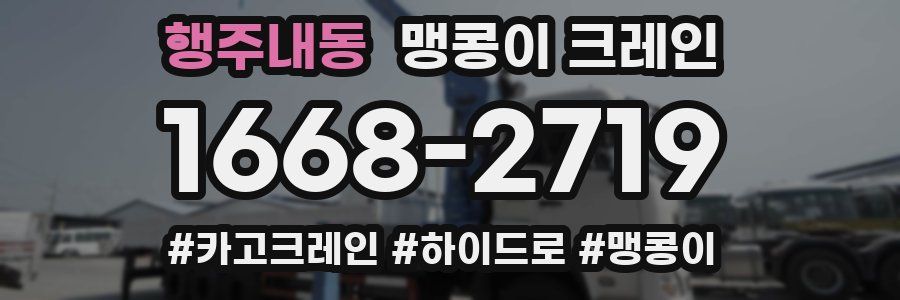 행주내동 맹콩이 크레인