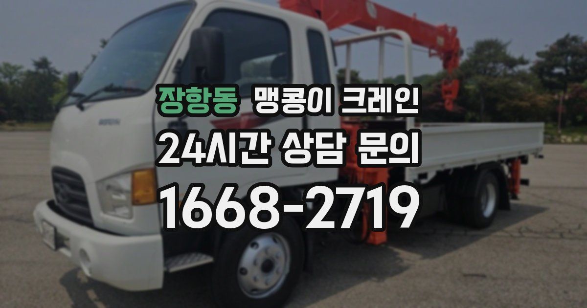 장항동 맹콩이 크레인