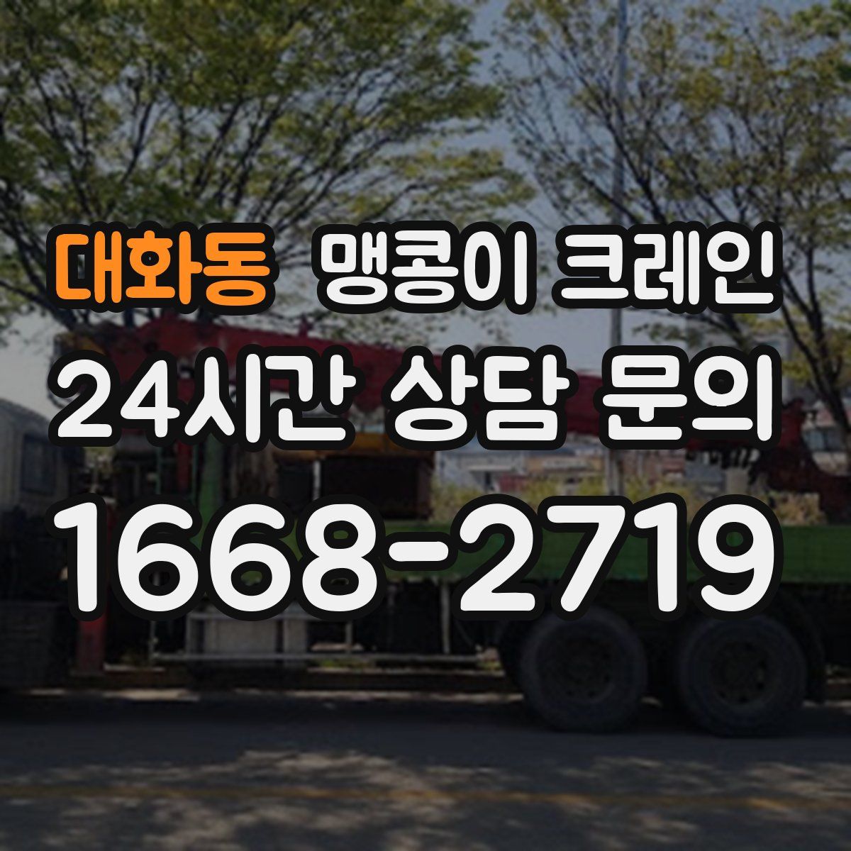 대화동 맹콩이 크레인
