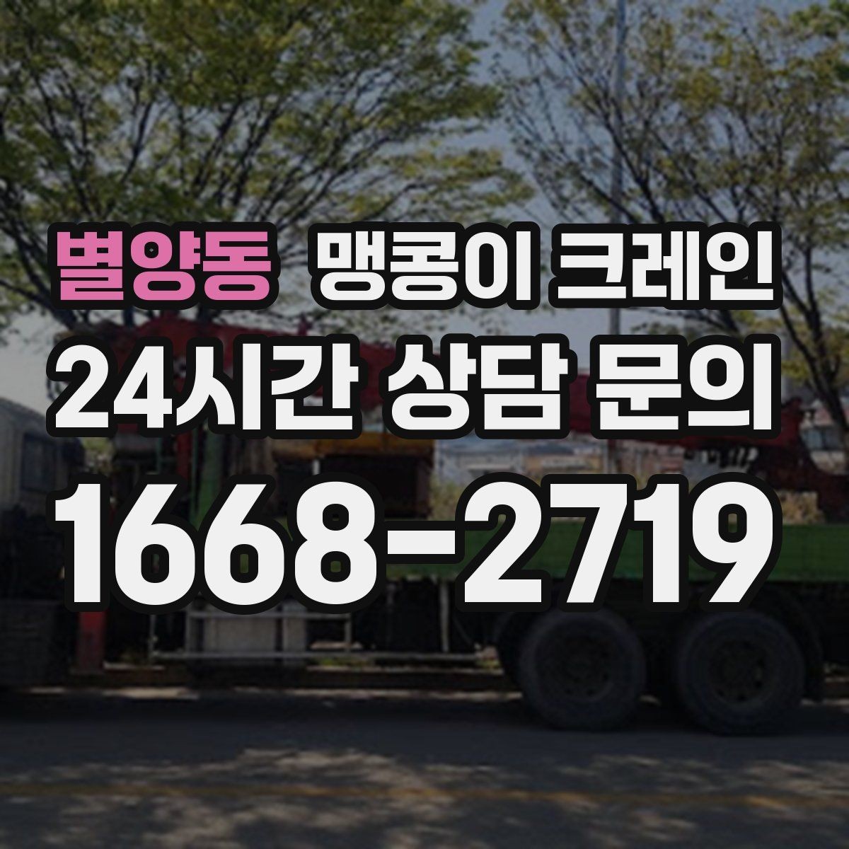 별양동 맹콩이 크레인 신호수 배치가 필요한 대표 상황