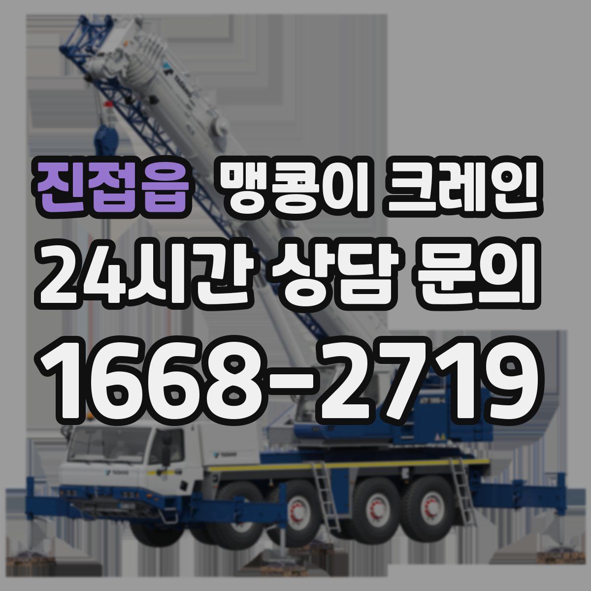 진접읍 맹콩이 크레인