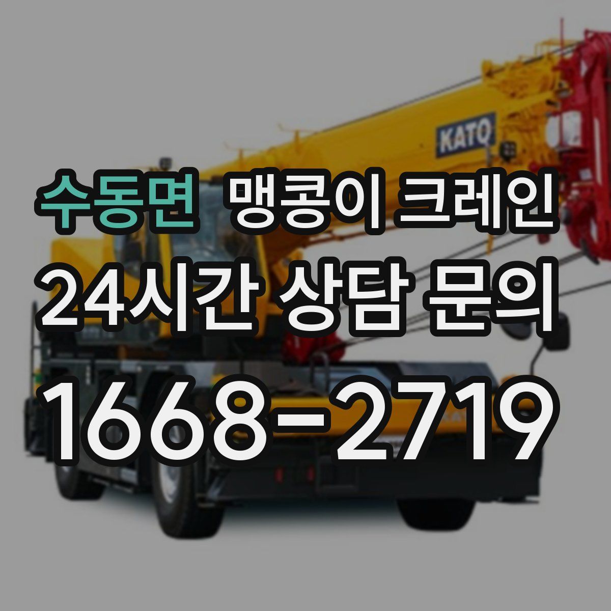 수동면 맹콩이 크레인