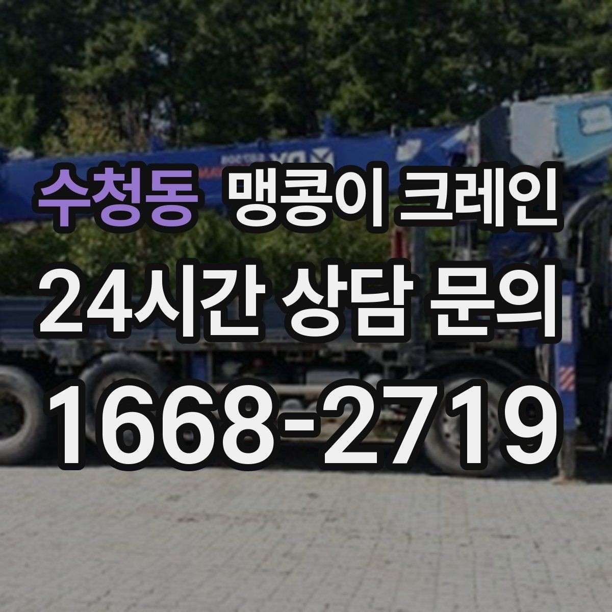 수청동 맹콩이 크레인 설치 자리 선정이 작업 성공을 좌우하는 이유