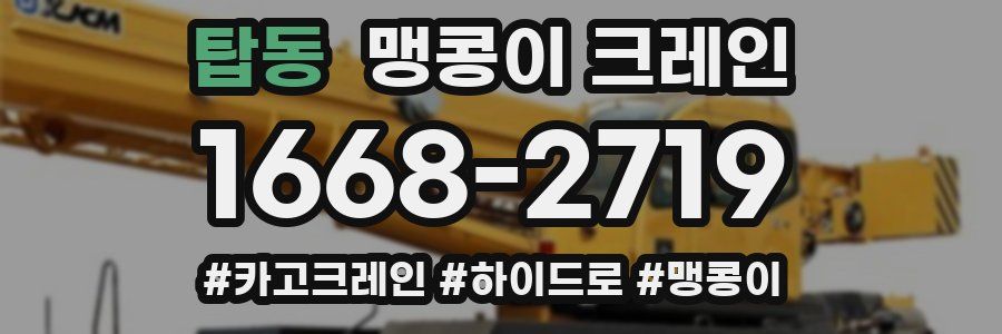 탑동 맹콩이 크레인
