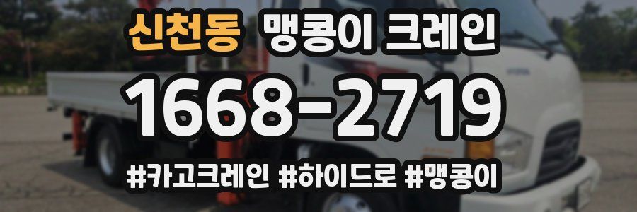 신천동 맹콩이 크레인