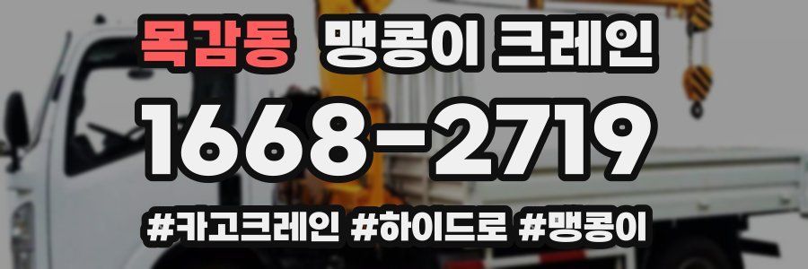 목감동 맹콩이 크레인