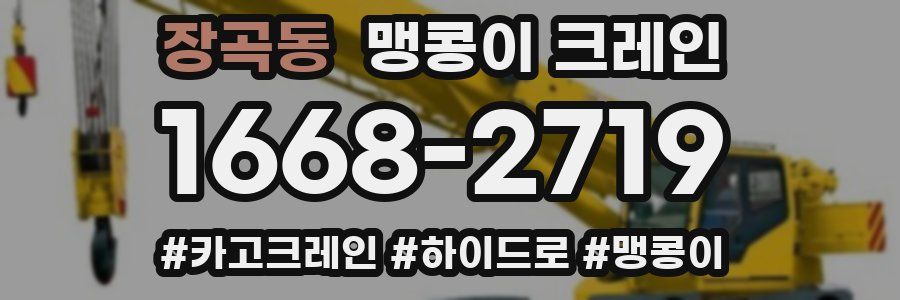 장곡동 맹콩이 크레인