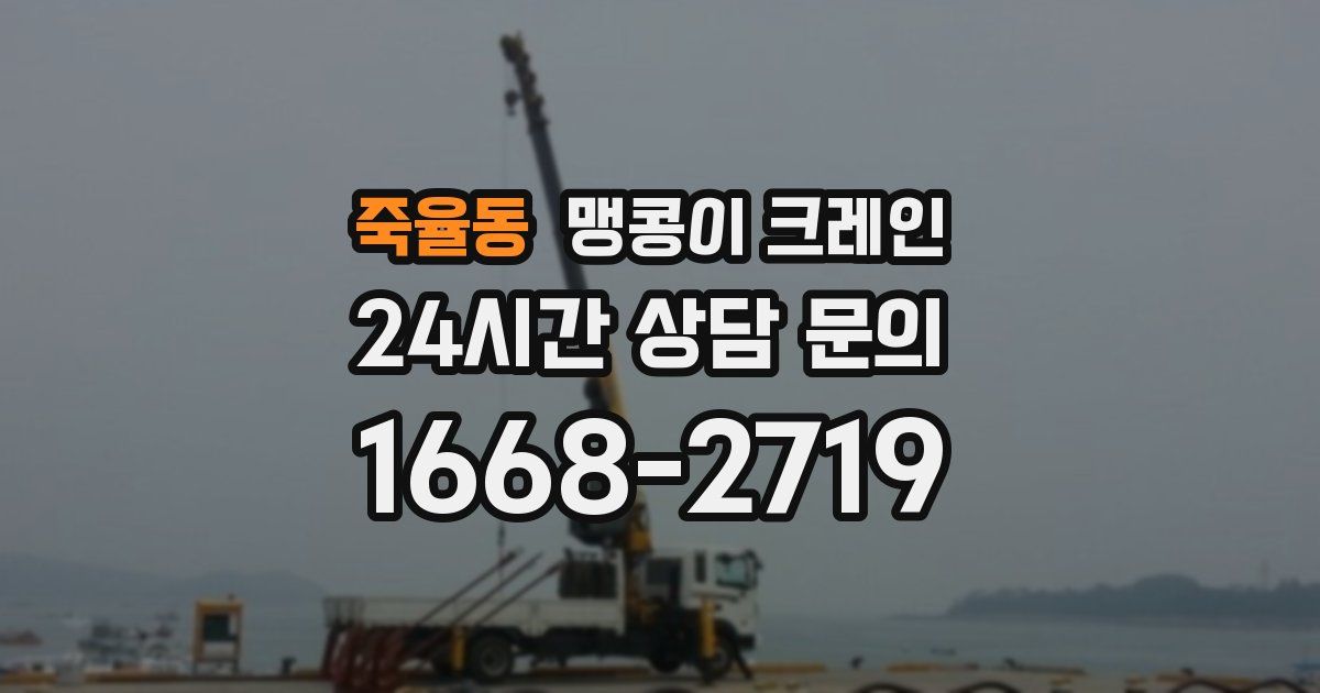 죽율동 맹콩이 크레인