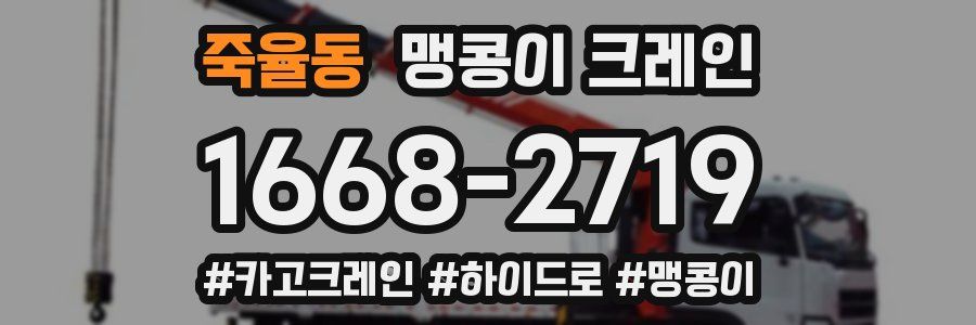 죽율동 맹콩이 크레인