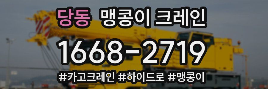 당동 맹콩이 크레인