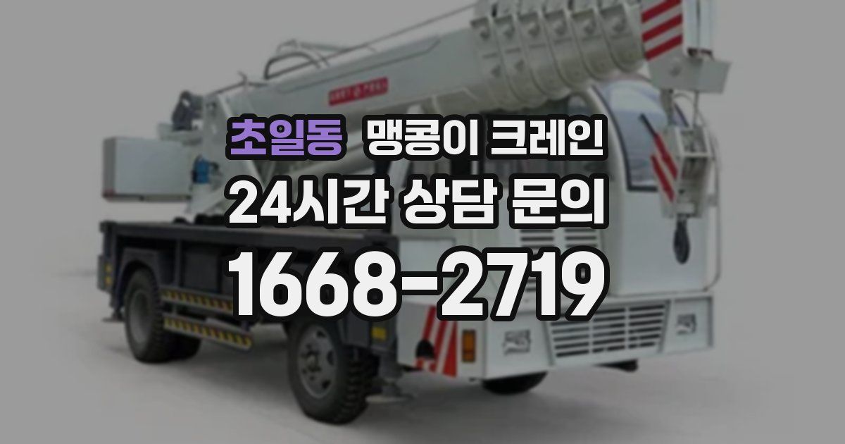 초일동 맹콩이 크레인