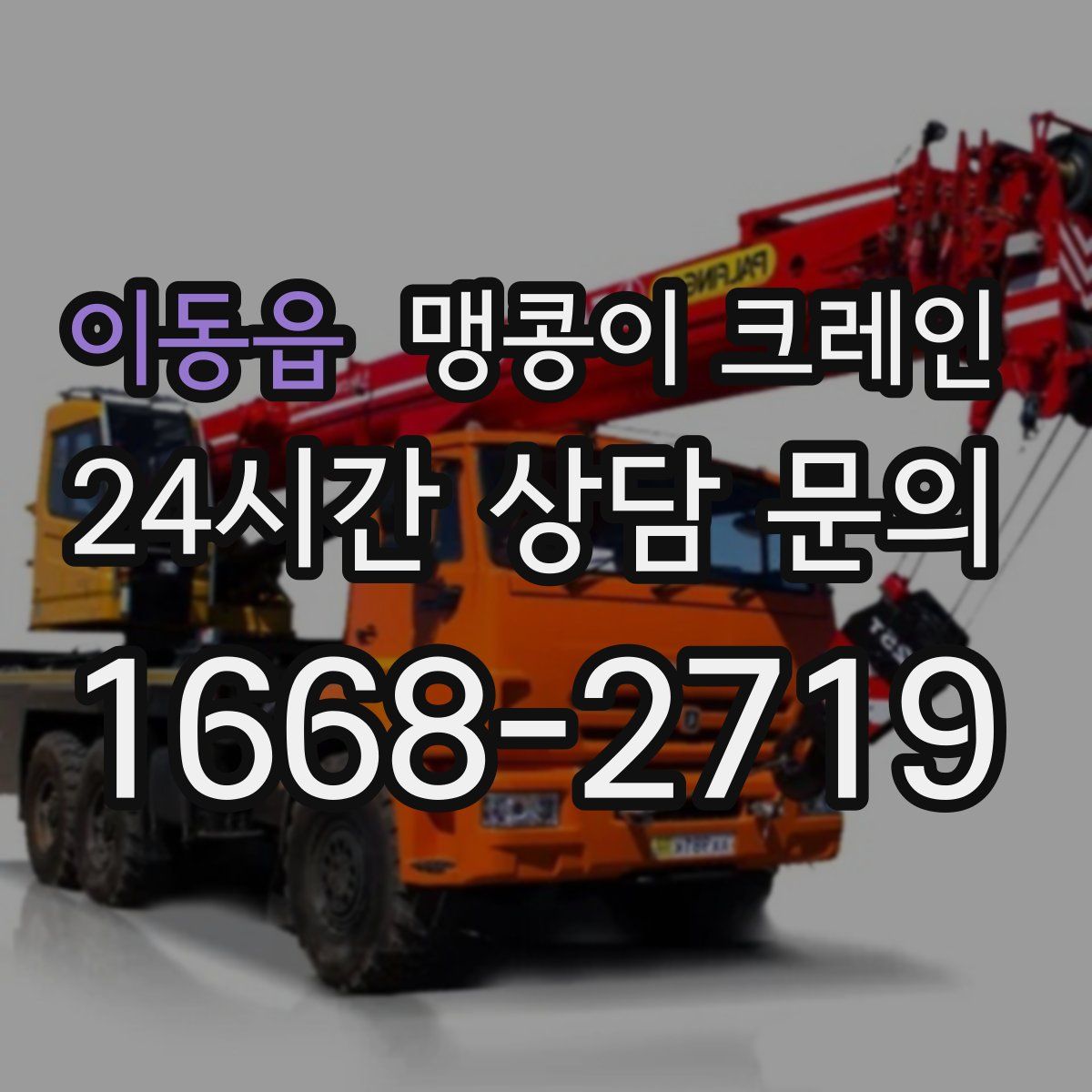 이동읍 맹콩이 크레인