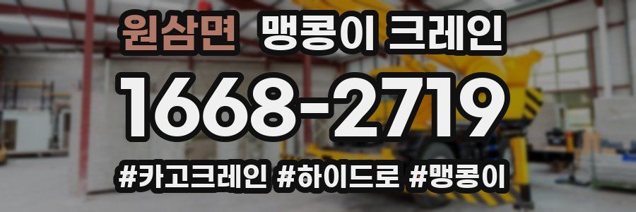 원삼면 맹콩이 크레인