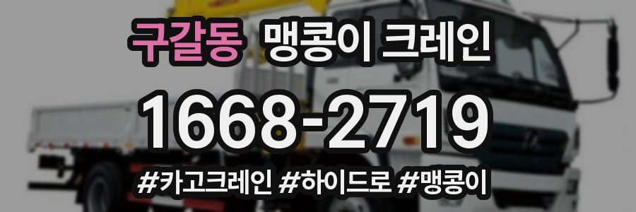 구갈동 맹콩이 크레인