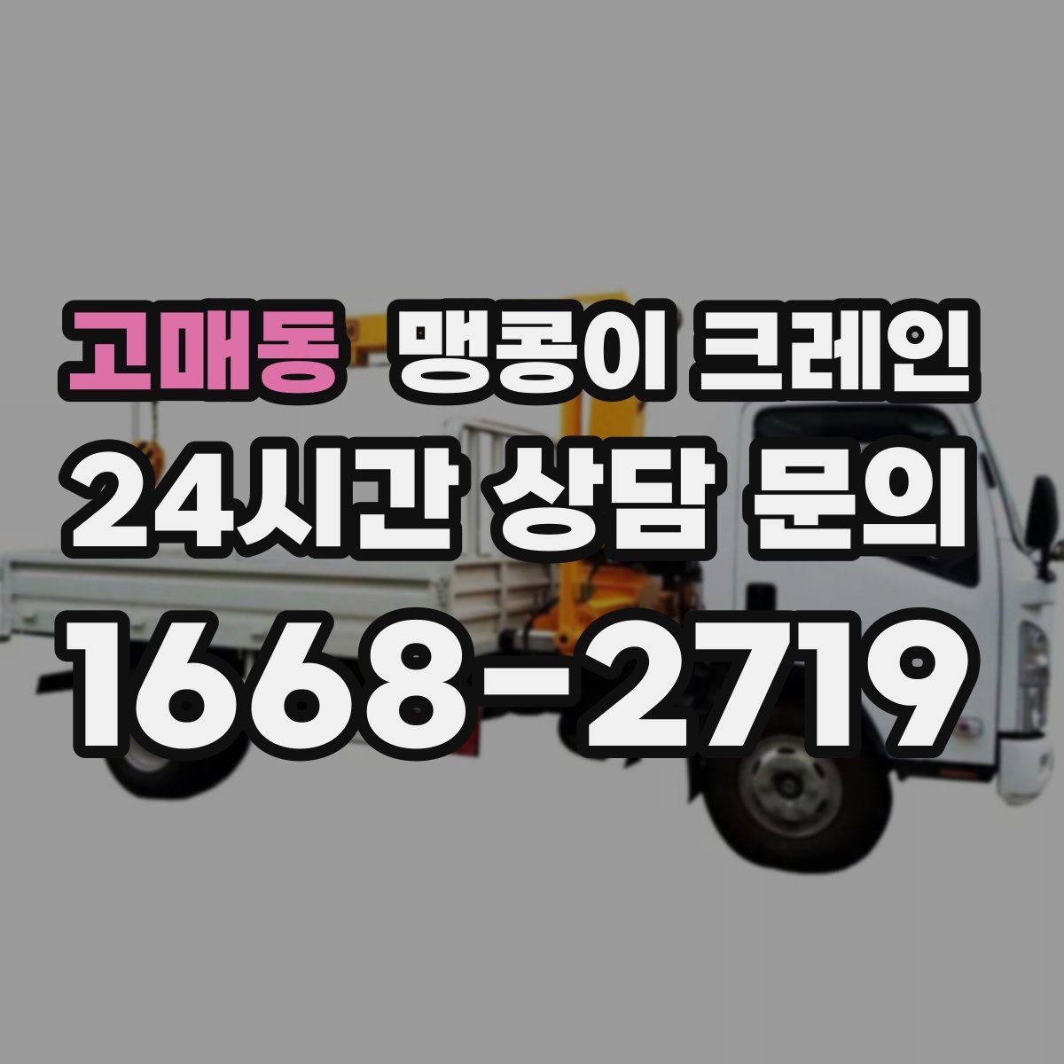고매동 맹콩이 크레인