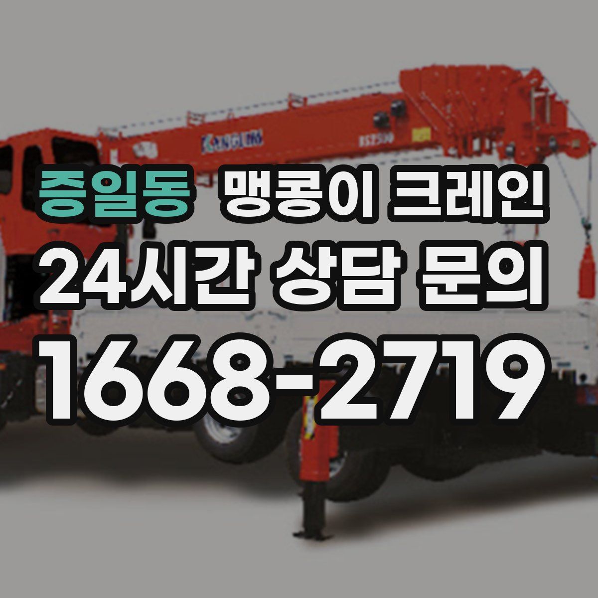 증일동 맹콩이 크레인