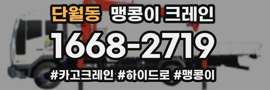 단월동 맹콩이 크레인