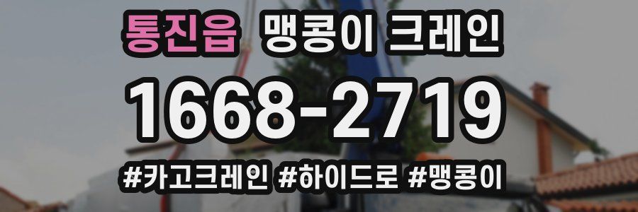 통진읍 맹콩이 크레인