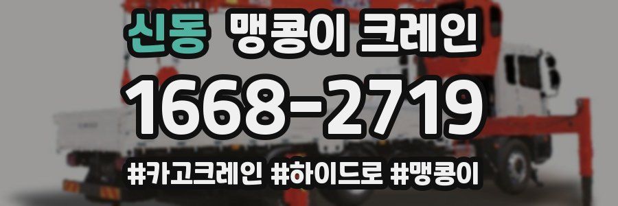 신동 맹콩이 크레인