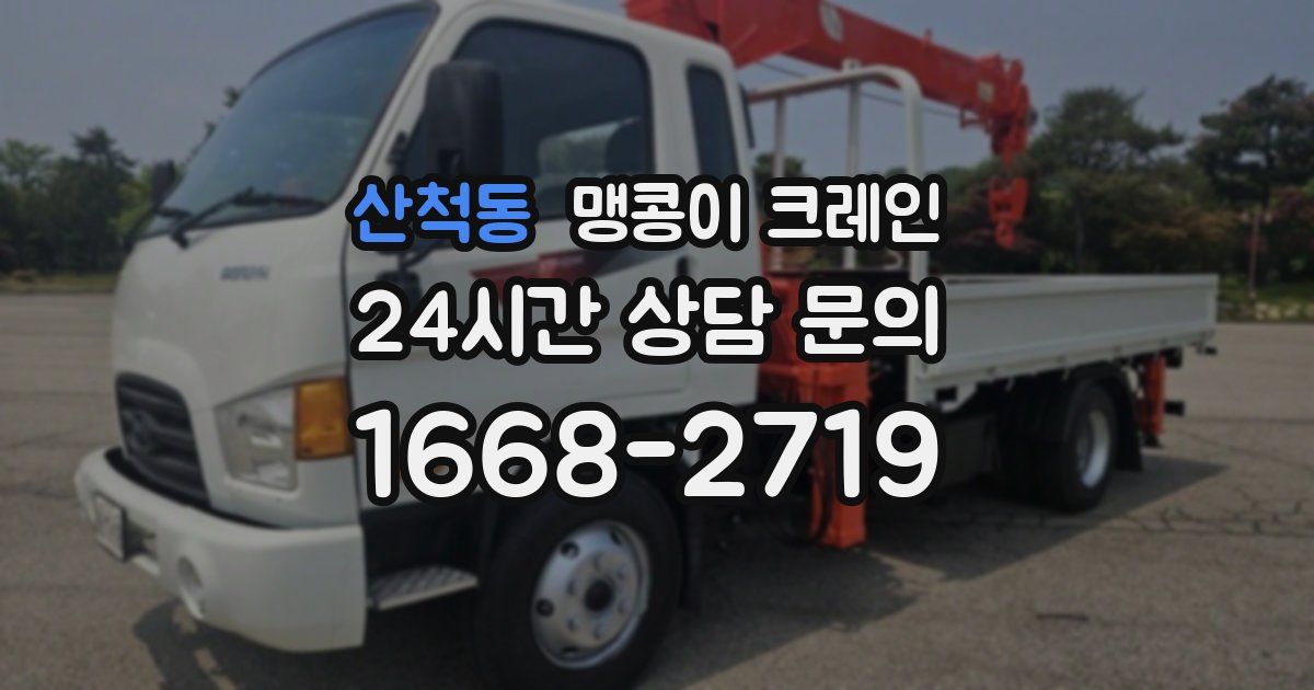 산척동 맹콩이 크레인