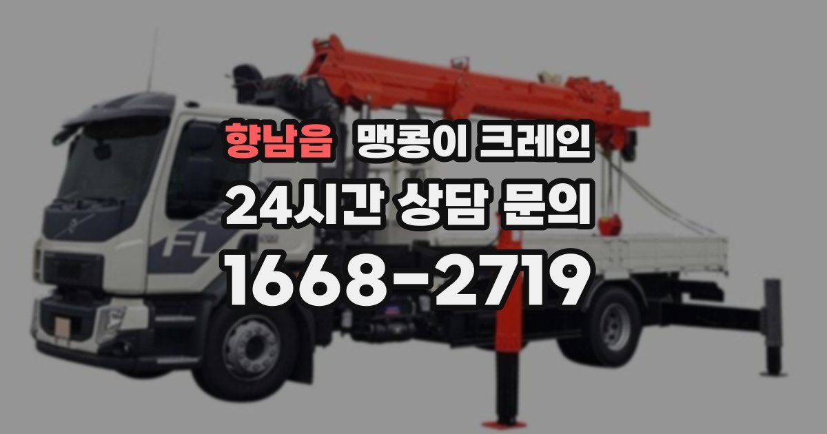 향남읍 맹콩이 크레인