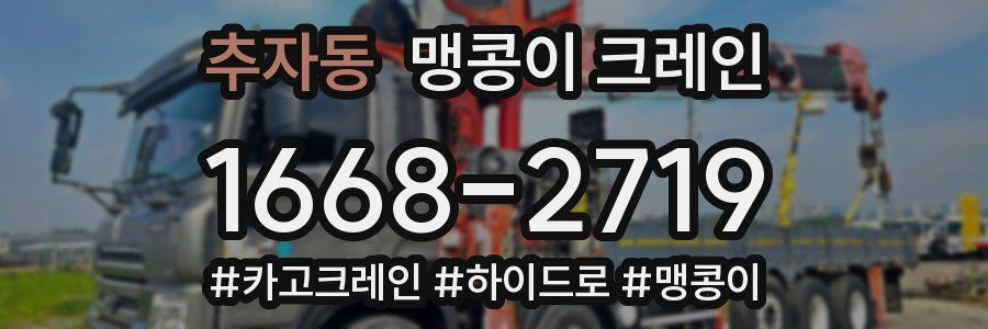 추자동 맹콩이 크레인