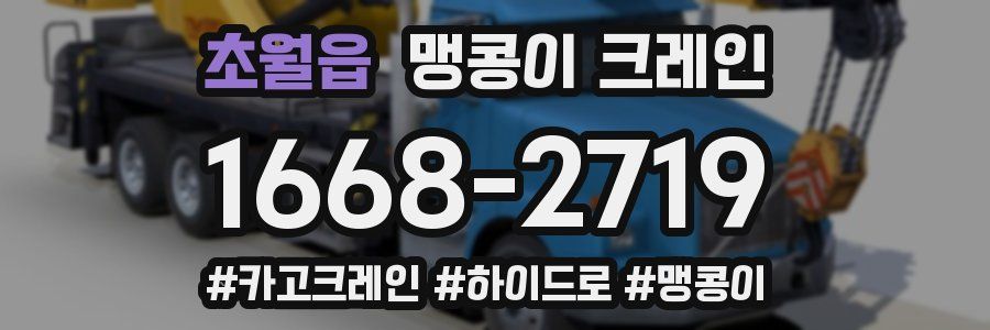 초월읍 맹콩이 크레인