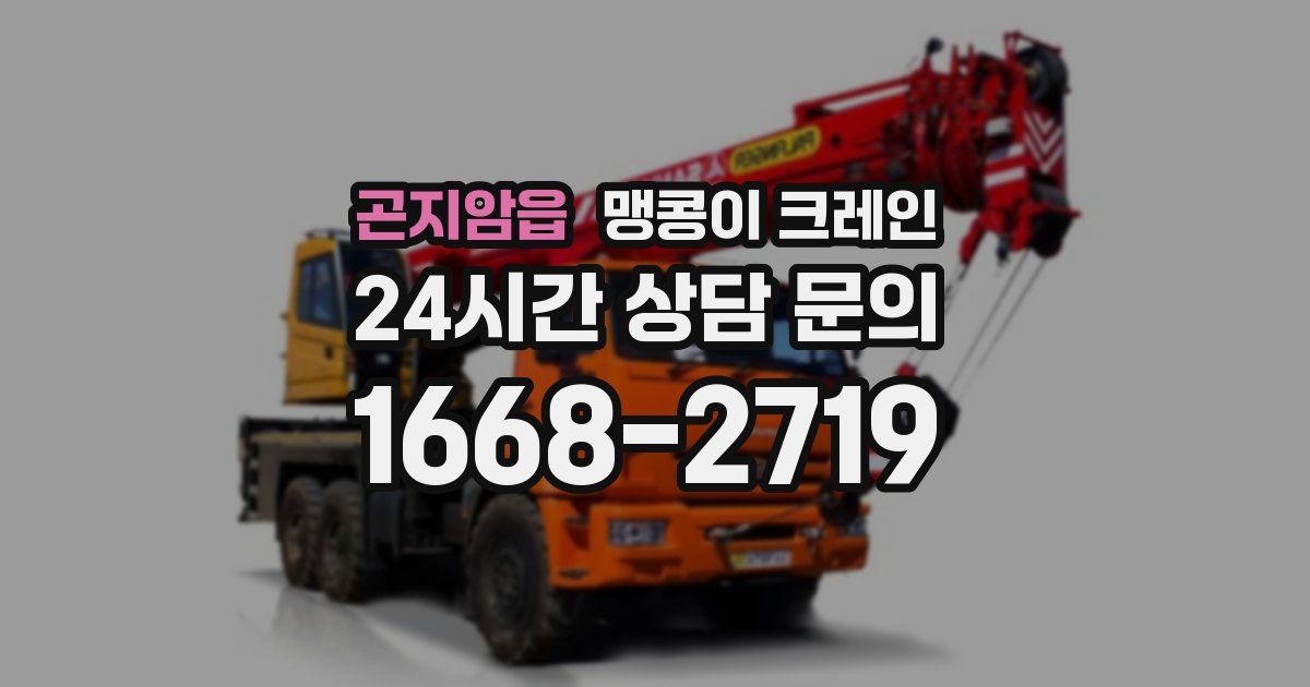 곤지암읍 맹콩이 크레인