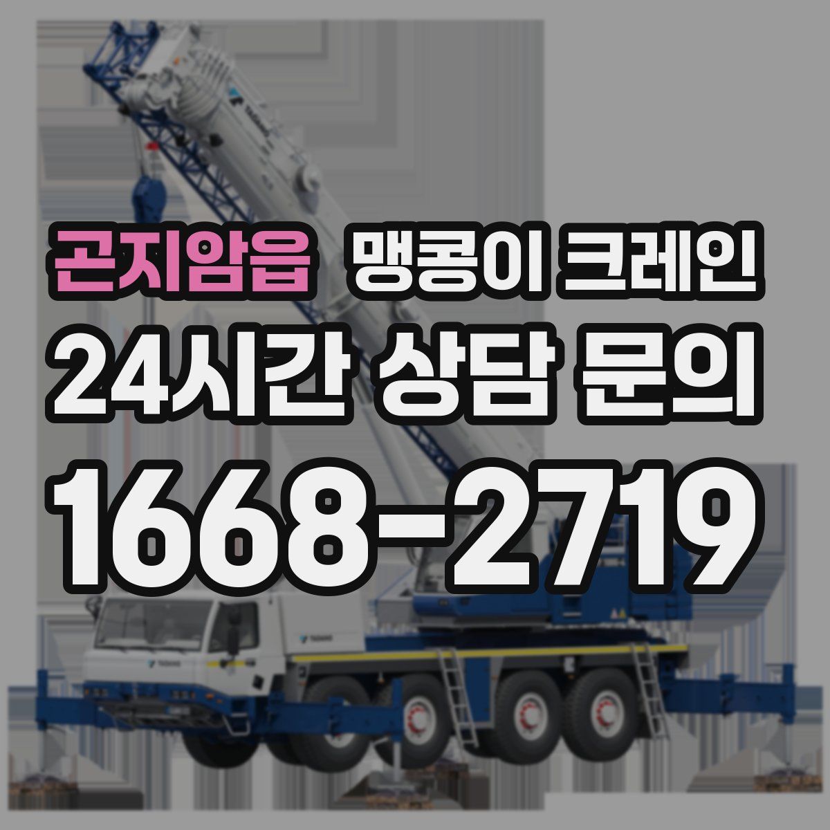 곤지암읍 맹콩이 크레인