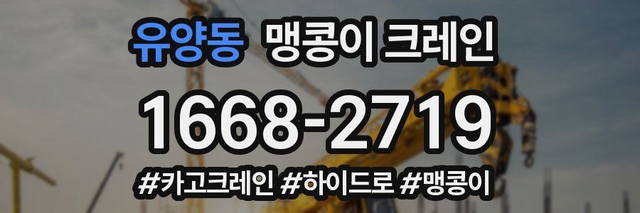 유양동 맹콩이 크레인