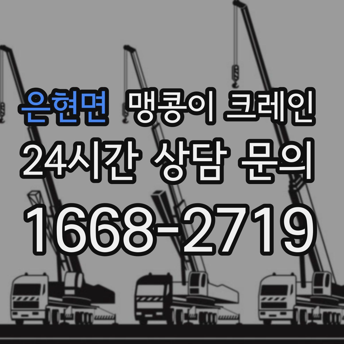 은현면 맹콩이 크레인