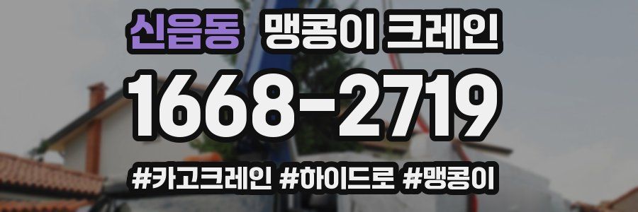 신읍동 맹콩이 크레인