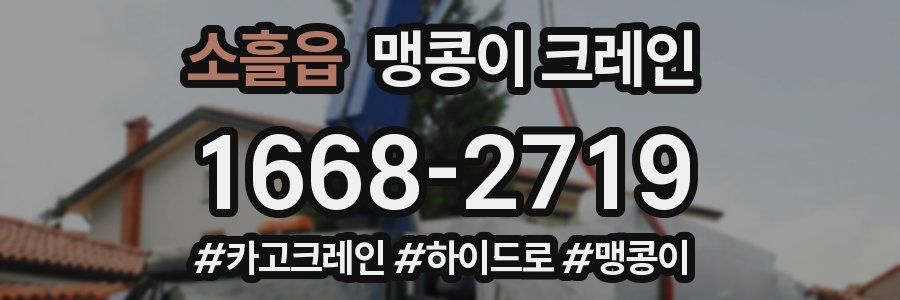 소흘읍 맹콩이 크레인