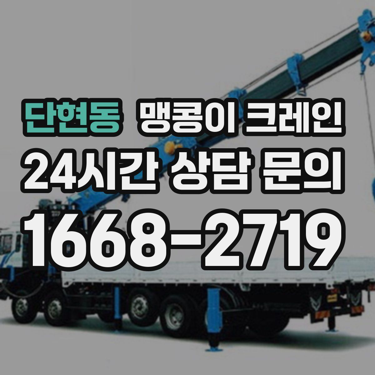 단현동 맹콩이 크레인