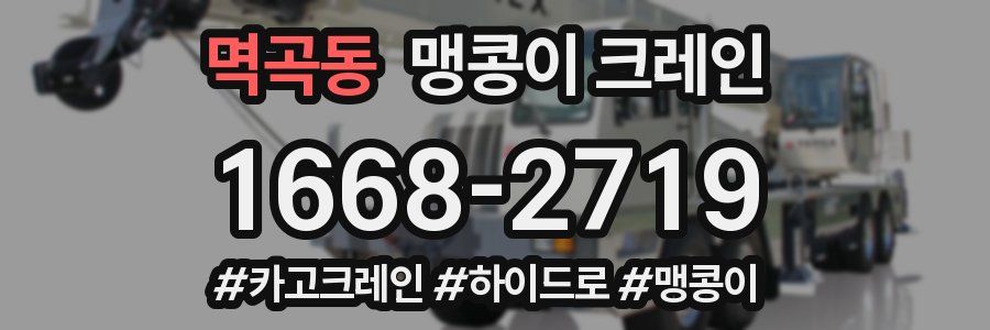 멱곡동 맹콩이 크레인