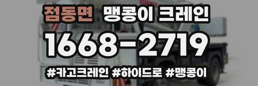 점동면 맹콩이 크레인