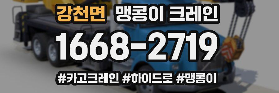 강천면 맹콩이 크레인