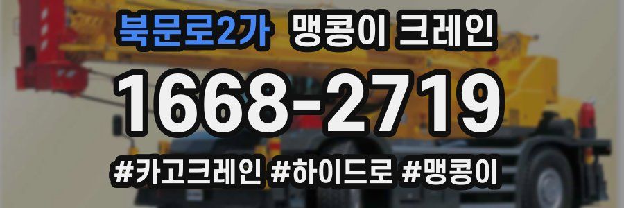북문로2가 맹콩이 크레인